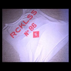 Rckless cut off tee
